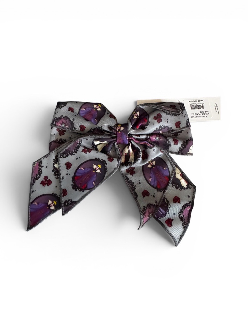 Stoney Clover Lane Disney Villains Bow Hair Clip New with Tags